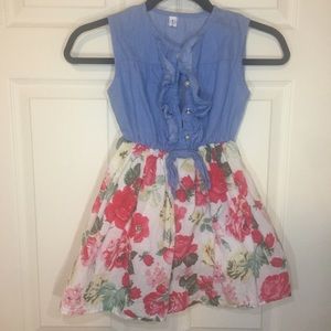 Jean and Floral dress